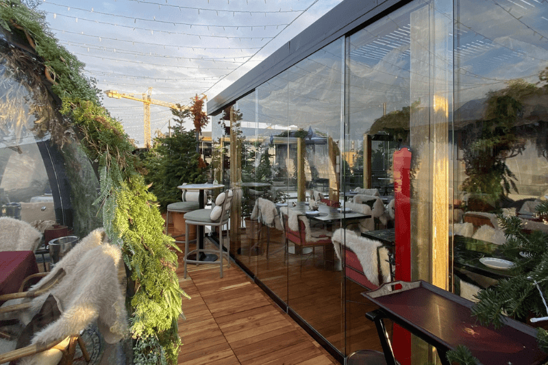 Necesitas licencia para cerrar tu terraza